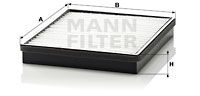 MANN-FILTER Filter,salongiõhk CU 2520