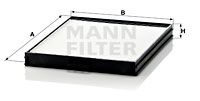 MANN-FILTER Filter,salongiõhk CU 2628