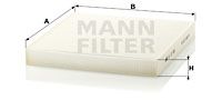 MANN-FILTER Filter,salongiõhk CU 27 008