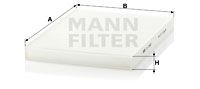 MANN-FILTER Filter,salongiõhk CU 2882