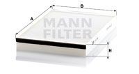 MANN-FILTER Фильтр, воздух во внутренном пространстве CU 3054