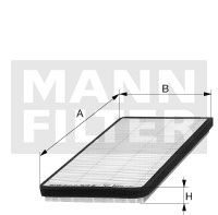 MANN-FILTER Фильтр, воздух во внутренном пространстве CU 3058/1