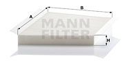 MANN-FILTER Filter,salongiõhk CU 3172
