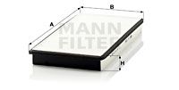 MANN-FILTER Filter,salongiõhk CU 3360