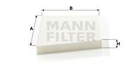 MANN-FILTER Filter,salongiõhk CU 3461