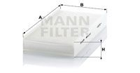 MANN-FILTER Фильтр, воздух во внутренном пространстве CU 3847