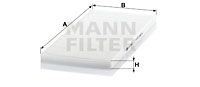 MANN-FILTER Filter,salongiõhk CU 3942
