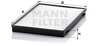 MANN-FILTER Filter,salongiõhk CU 3943