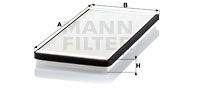 MANN-FILTER Filter,salongiõhk CU 4150