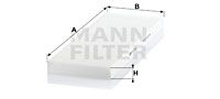 MANN-FILTER Filter,salongiõhk CU 4151