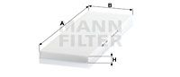 MANN-FILTER Filter,salongiõhk CU 4442