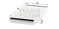 MANN-FILTER Filter,salongiõhk CU 6076