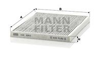 MANN-FILTER Filter,salongiõhk CUK 2243