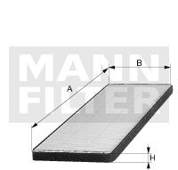 MANN-FILTER Filter,salongiõhk CUK 23 004-2