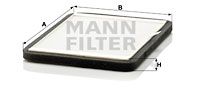 MANN-FILTER Filter,salongiõhk CUK 2424