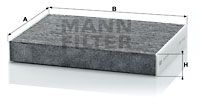 MANN-FILTER Filter,salongiõhk CUK 27 001