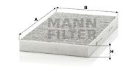MANN-FILTER Filter,salongiõhk CUK 3192