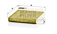 MANN-FILTER Filter,salongiõhk FP 1829