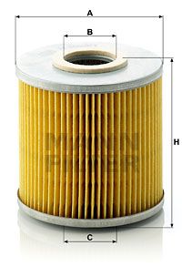 MANN-FILTER Масляный фильтр H 1029/1 n