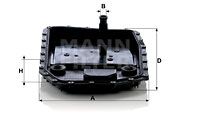 MANN-FILTER H 50 001 Гидрофильтр, автоматическая коробка передач