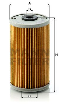 MANN-FILTER Масляный фильтр H 614 x