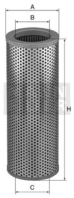 MANN-FILTER Filter,tööhüdraulika HD 1383