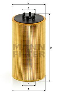 MANN-FILTER Масляный фильтр HU 13 125 x