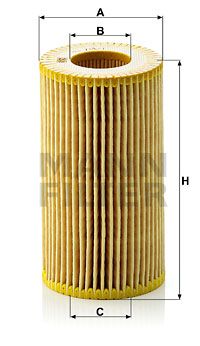 MANN-FILTER Масляный фильтр HU 718/1 n