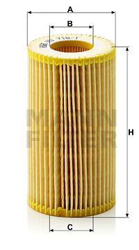 MANN-FILTER Масляный фильтр HU 718/1 z