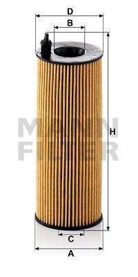 MANN-FILTER Масляный фильтр HU 721/5 x
