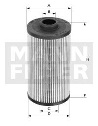 MANN-FILTER Масляный фильтр HU 816/1 x