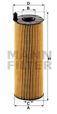 MANN-FILTER Масляный фильтр HU 831 x