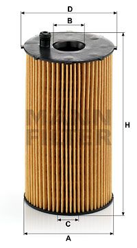 MANN-FILTER Масляный фильтр HU 934/1 x