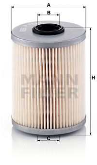 MANN-FILTER Топливный фильтр P 733/1 x
