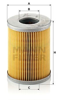 MANN-FILTER Топливный фильтр P 824 x
