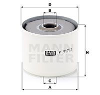 MANN-FILTER Kütusefilter P 917/2 x