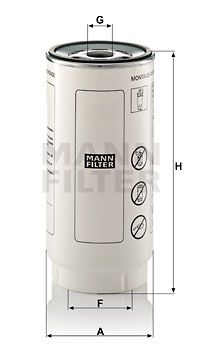 MANN-FILTER Kütusefilter PL 420/7 x