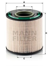 MANN-FILTER Топливный фильтр PU 1040 x
