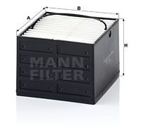 MANN-FILTER Топливный фильтр PU 88