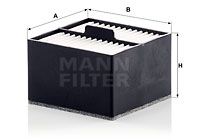 MANN-FILTER Топливный фильтр PU 911