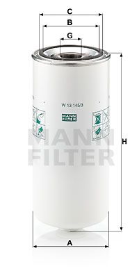 MANN-FILTER Масляный фильтр W 13 145/3