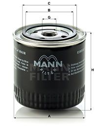 MANN-FILTER Масляный фильтр W 920/17
