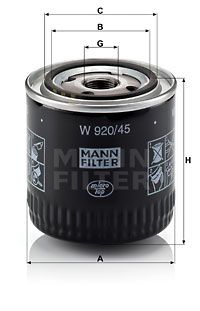 MANN-FILTER Масляный фильтр