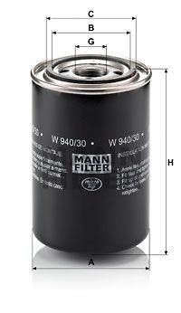 MANN-FILTER Õlifilter W 940/30