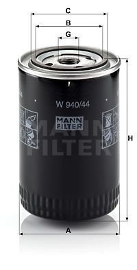 MANN-FILTER Масляный фильтр W 940/44