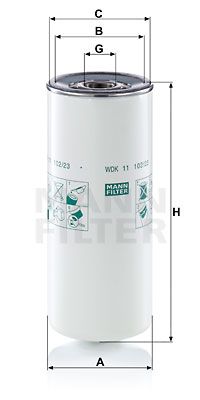 MANN-FILTER Kütusefilter WDK 11 102/23