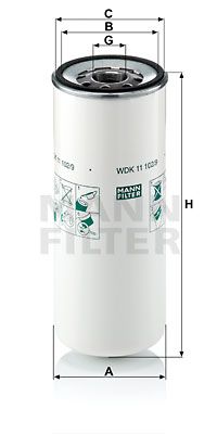 MANN-FILTER Kütusefilter WDK 11 102/9