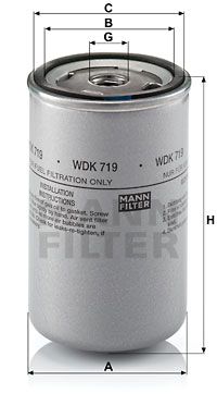 MANN-FILTER Kütusefilter WDK 719