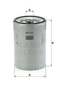 MANN-FILTER Топливный фильтр WK 1070 x