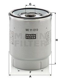 MANN-FILTER Топливный фильтр WK 11 019 z